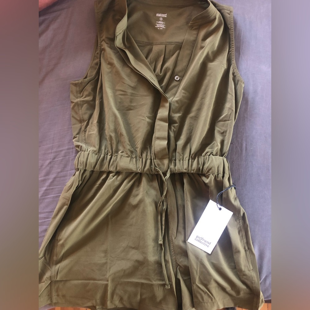Girlfriend Collective Olive Romper